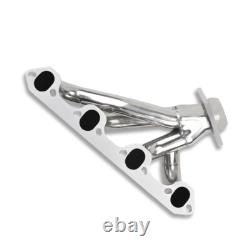 For Ford F150 F250 Bronco 1987-1996 5.8L V8 Shorty Exhaust Headers Stainless