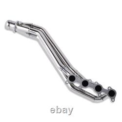 For Ford Mustang GT 5.0L V8 2011-2016 Exhaust Manifold Header Polished Stainless