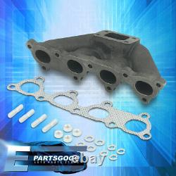 For Honda T25 D-Series D15 D16 Iron Cast Turbo Exhaust Manifold High Performance