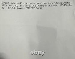 For LS1 LS2 LS3 LS6 LS9 LS LSX 4.8L 5.3L Hugger Manifold Headers Swap Conversion