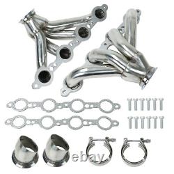 For LS1 LS2 LS3 LS6 LS9 LS LSX 4.8L 5.3L Hugger Manifold Headers Swap Conversion