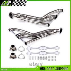 For Small Block Chevy 265-400 V8 Racing Exhaust Manifold Fat Fender Well Header
