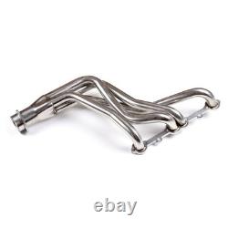 For Small Block Chevy GMC Heavy Duty Truck 73-85 Header Exhaust Stainless Steel