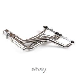 For Small Block Chevy GMC Heavy Duty Truck 73-85 Header Exhaust Stainless Steel