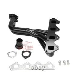 For Suzuki Samurai & Geo Tracker 1.3L 1.6L L4 Performance Stainless Header Black