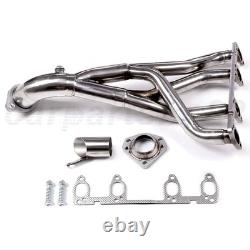 For Volkswagen Golf Jetta Cabrio Stainless Racing Manifold Header Exhaust