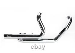 Freedom HD00238 Chrome Right Tuck & Under Exhaust Headers 09-16 Harley Touring