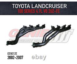 GENIE Headers / Extractors to suit Toyota Landcruiser 100 Series V8 4.7L