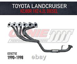 GENIE Headers / Extractors to suit Toyota Landcruiser 80 Series HZJ80R 4.2L 1HZ