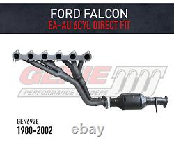 GENIE Performance Headers & Cat for Ford Falcon EA-AU 3.9L & 4.0L DIRECT FIT