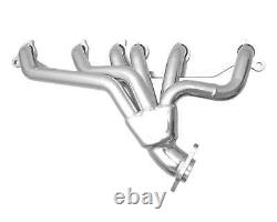 Gibson Exhaust Gp400S-C Header Fits Jeep 4.0 Silver Ceramic Coated Shorty Header