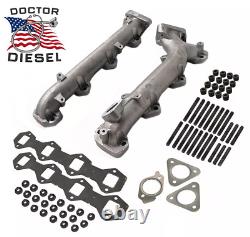 HIGH FLOW Heavy Duty Exhaust Manifolds For 15-19 Ford 6.7L Powerstroke Diesel