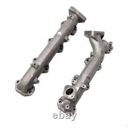 HIGH FLOW Heavy Duty Exhaust Manifolds For 15-19 Ford 6.7L Powerstroke Diesel