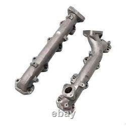 HIGH FLOW Heavy Duty Exhaust Manifolds For 2015-2019 Ford 6.7L 6.7 Powerstroke