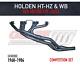 Headers / Extractors For Ht-hz & Wb Red Motor 6cyl Competition Set