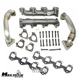 High Flow Performance Series Exhaust Manifolds/Up Pipes Duramax