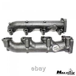 High Flow Performance Series Exhaust Manifolds/Up Pipes With EGR 07.5-10 Duramax