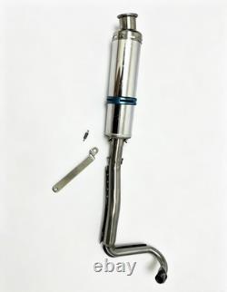 Honda CT70 Performance Exhaust Pipe Header & Stainless Muffler