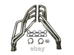 JBA 6616S for 65-73 Ford Mustang 351W SBF 1-3/4 Raw 409SS Long Tube Header