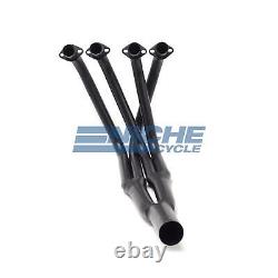 Kawasaki KZ900/1000 Tri-Y Black 2.5 4-Into-2-to-1 Exhaust Header Head Pipes