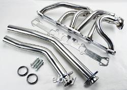 L6 144/170/200/250 CID Stainless Steel Performance Exhaust Headers for Ford Merc