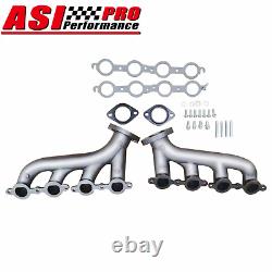 LS Swap Cast Iron Exhaust Manifold Header Fit Chevy LS1 LS2 LS3 4.8L/5.3L/6.0L