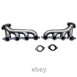 LS Swap Cast Iron Exhaust Manifold Header Fit Chevy LS1 LS2 LS3 4.8L/5.3L/6.0L