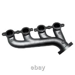 LS Swap Cast Iron Exhaust Manifold Header Fit Chevy LS1 LS2 LS3 4.8L/5.3L/6.0L