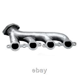 LS Swap Cast Iron Exhaust Manifold Header Fit Chevy LS1 LS2 LS3 4.8L/5.3L/6.0L