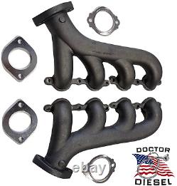 LS Swap Cast Iron Exhaust Manifold Headers Chevrolet LS1 LS2 LS3 4.8L 5.3L 6.0L