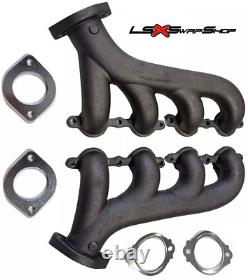 LS Swap Cast Iron Exhaust Manifold Headers Chevrolet LS1 LS2 LS3 4.8L 5.3L 6.0L