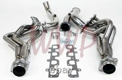 Long Tube 1 7/8 Stainless Exhaust Headers & 3 Y Pipe Kit 09-15 Ram 5.7L Hemi