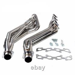 Long Tube Exhaust Manifold Header For 2011-2016 Ford Mustang GT 5.0 V8 Stainless