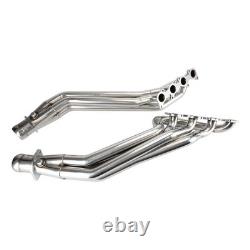 Long Tube Exhaust Manifold Header For 2011-2016 Ford Mustang GT 5.0 V8 Stainless