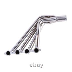 Long Tube Stainless Header Exhaust Manifold For 10-15 Chevy Camaro SS LS3 6.2L