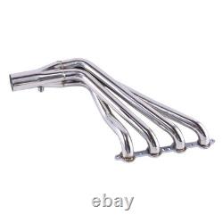 Long Tube Stainless Header Exhaust Manifold For 10-15 Chevy Camaro SS LS3 6.2L
