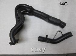 Mjs Performance Race Exhaust Header Mid Pipe For Yamaha ZX6R R6 GSXR 600 750