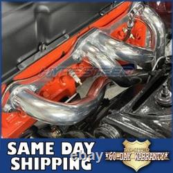NEW Stainless Shorty Header Manifold For Chevy Small Block SB V8 283 327 350 400