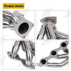 Pair Headers For 00-06 4.8L 5.3L V8 Chevy GMC Avalanche Silverado Sierra Tahoe