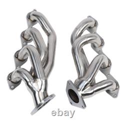 Pair Headers For 00-06 4.8L 5.3L V8 Chevy GMC Avalanche Silverado Sierra Tahoe