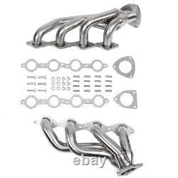 Pair Headers For 00-06 4.8L 5.3L V8 Chevy GMC Avalanche Silverado Sierra Tahoe