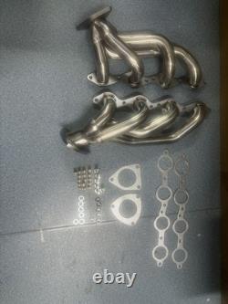 Pair Headers For 00-06 4.8L 5.3L V8 Chevy GMC Avalanche Silverado Sierra Tahoe