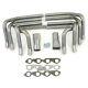 Patriot Exhaust H8005 Bbc Weld Up Header Kit Sprint Style 2in Dia Headers, 2 In