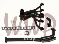Performance Black Coated Exhaust Header Manifold 87-90 Jeep Wrangler 4.2L 6-Cyl