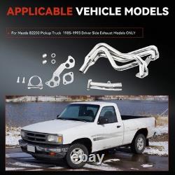 Performance Exhaust Header Manifold Fit 85-93 Mazda Truck B-2200 B2200 2.0L 2.2L