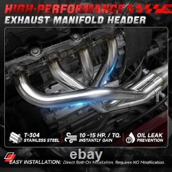 Performance Exhaust Manifold Chrome Header Tri-Y Kit For 94-01 Acura Integra