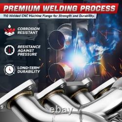 Performance Exhaust Manifold Chrome Header Tri-Y Kit For 94-01 Acura Integra