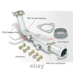 Performance High Flow Exhaust Pipe Downpipe For 2002-2005 Honda Civic SI EP3 2.0