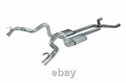 Pypes Performance Exhaust SGF13R Header-Back 3 in Stainless Race Pro Mufflers