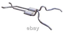 Pypes Performance Exhaust SGN10R Race Pro Series Header-Back X-Pipe 2.5 in